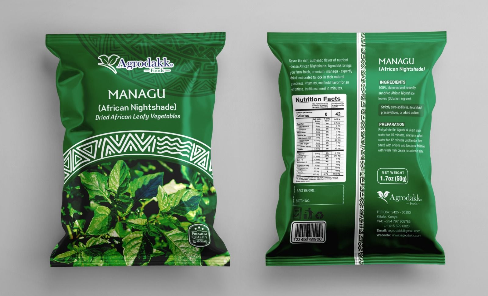 Fresh vegetables sourced from Kitale farms